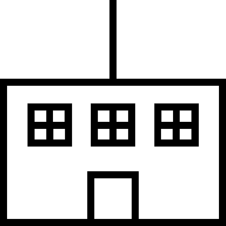 icon depicting a school